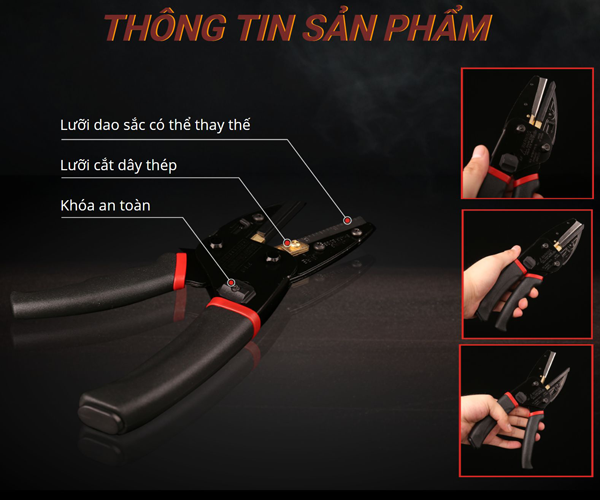 kéo cắt cành đa năng chính hãng ronan 04