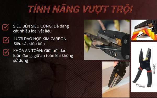 kéo cắt cành đa năng chính hãng ronan 03